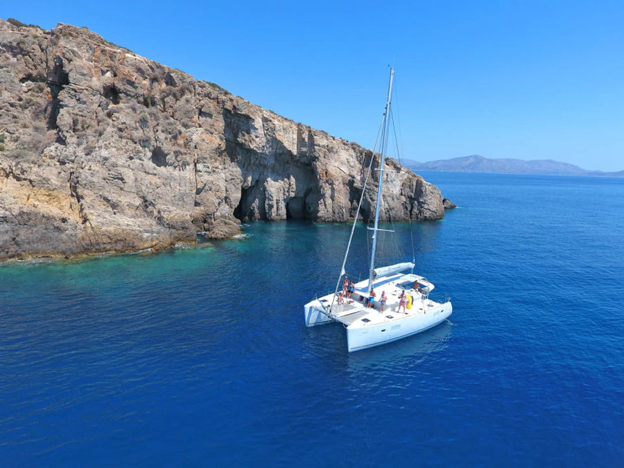 Catamaran Semi-Private Cruise in Athens Riviera (Lagoon 400) Golden Yachting and Sailing