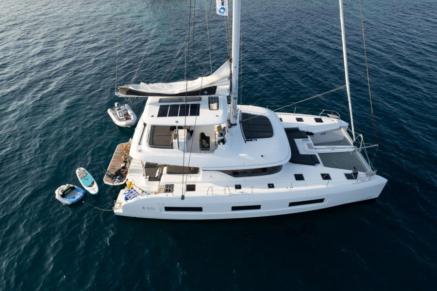 Athens Daily Private Catamaran Cruise with a Lagoon 55 Golden Yachting and Sailing