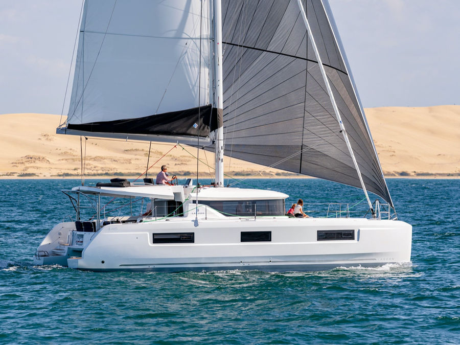 Athens Riviera private Half-day Cruise with a Catamaran (Lagoon 46) Golden Yachting and Sailing