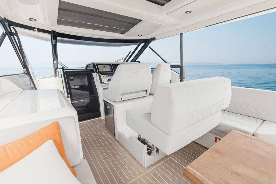 Experience an unforgettable Athens day cruise aboard the luxury Saxdor 400 GTO Golden Yachting and Sailing