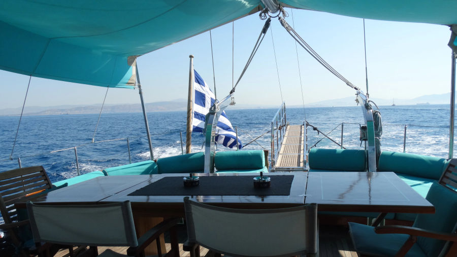 Athens Private Luxury Cruise to Agistri Moni and Aegina with a Gulet75ft Golden Yachting and Sailing