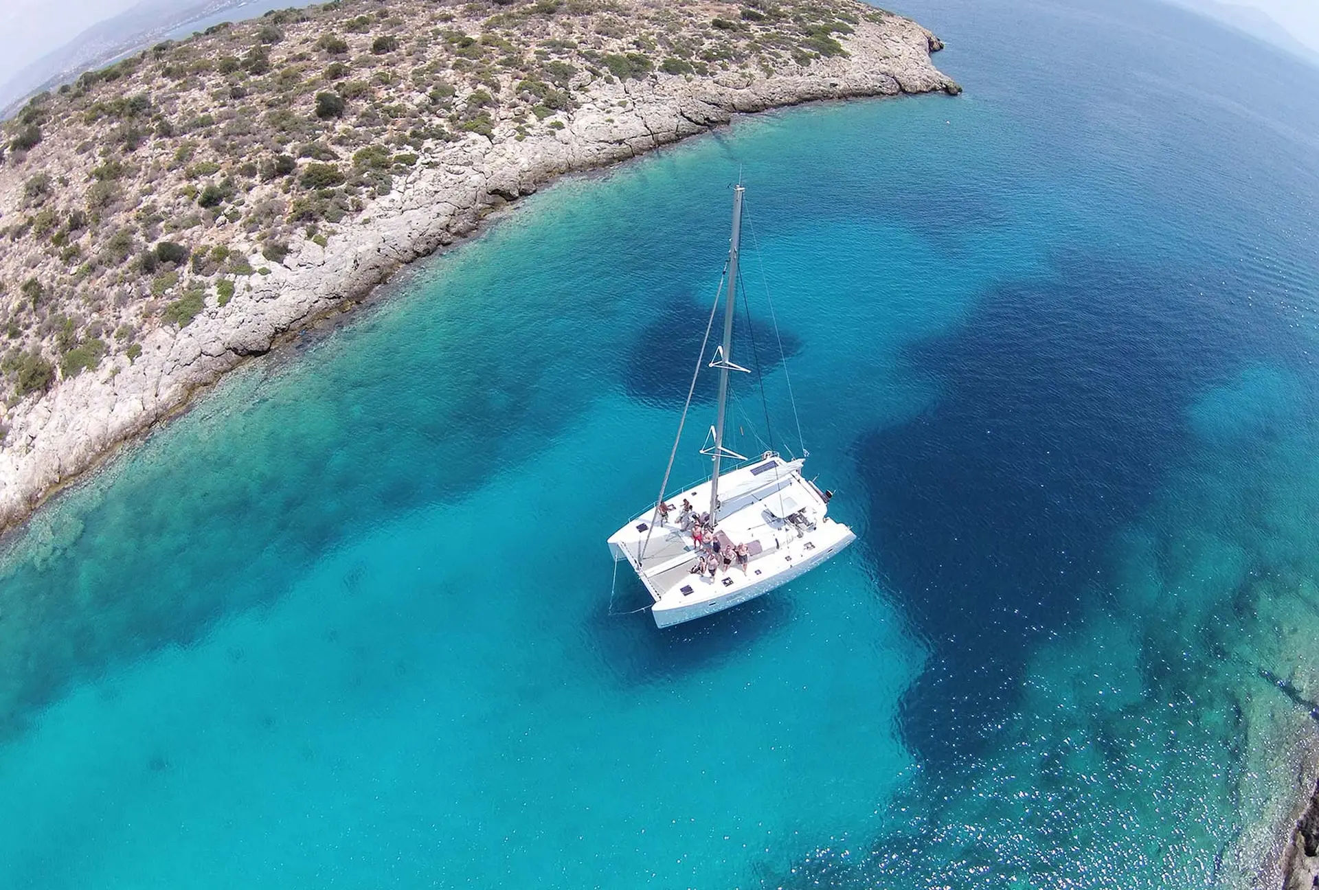 Catamaran Semi-Private Cruise in Athens Riviera (Lagoon 400) Golden Yachting and Sailing