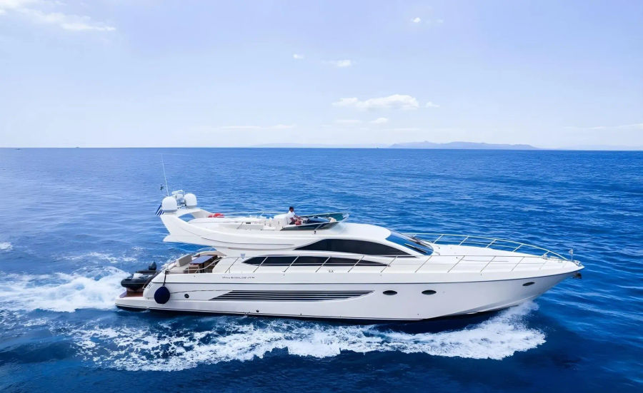 Experience the Ultimate Luxury Cruise Along the Athens Riviera with luxury motor yacht Riva 70 Golden Yachting and Sailing