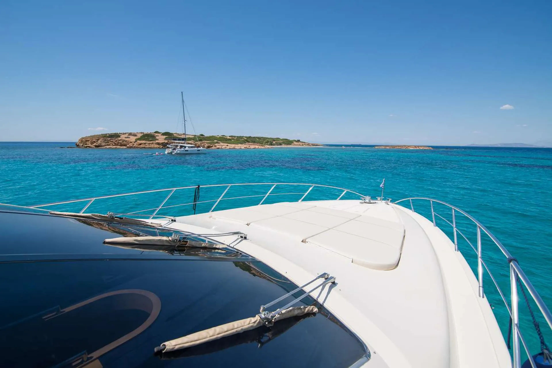 Elegant Riva 70 Motor Yacht Charter - Experience Luxury on Antamar II Golden yachting and sailing