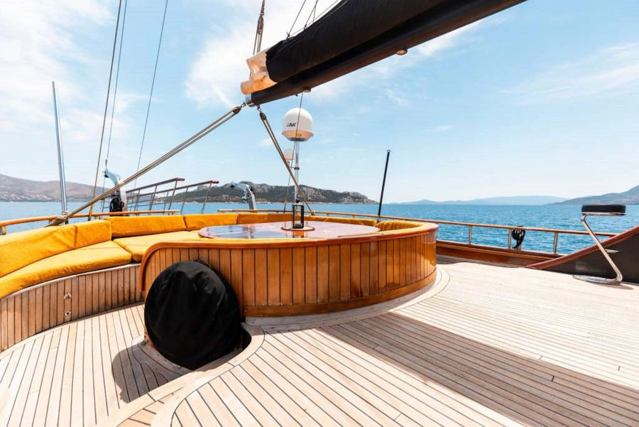 Private Athens Cruise to Agistri, Moni & Aegina | Luxury 78ft Schooner Experience Golden Yachting and Sailing