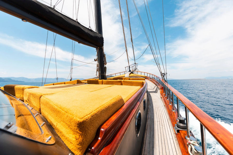 Private Athens Cruise to Agistri, Moni & Aegina | Luxury 78ft Schooner Experience Golden Yachting and Sailing