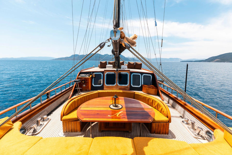 Private Athens Cruise to Agistri, Moni & Aegina | Luxury 78ft Schooner Experience Golden Yachting and Sailing