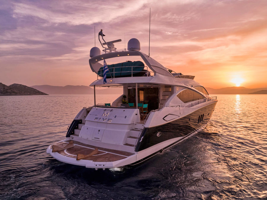Athens Riviera Luxury Motor Yacht Charter - Sunseeker 76