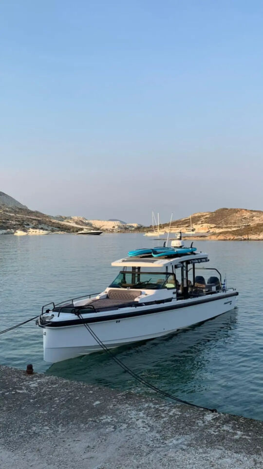 Axopar 37 Private luxury Cruise in Athens/Athens Riviera Golden yachting and Sailing