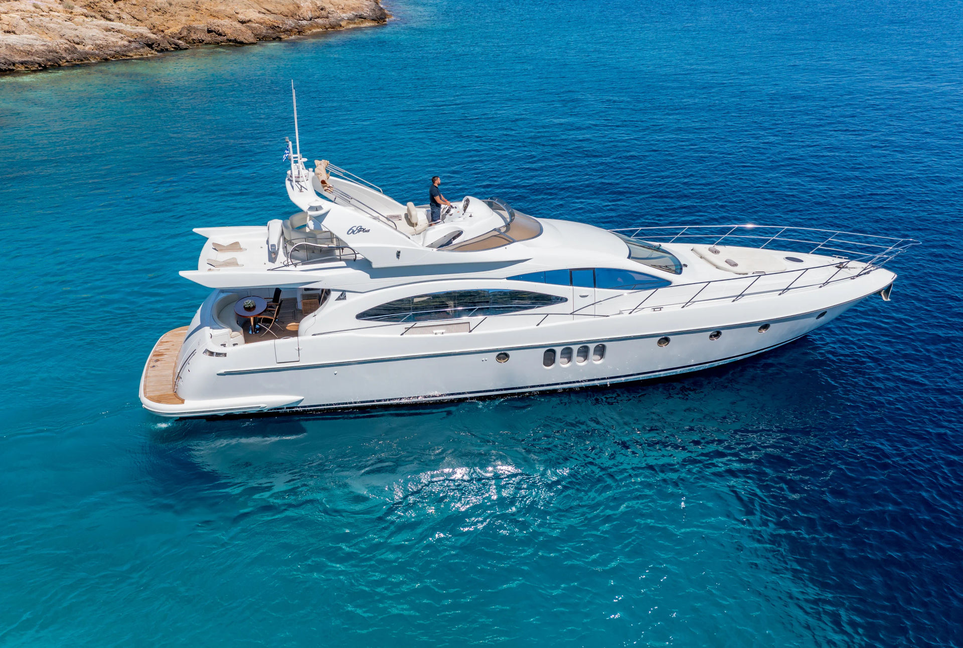 Azimut 68ft Luxury Motoryacht Charter in Athens - Exclusive Sea Adventures