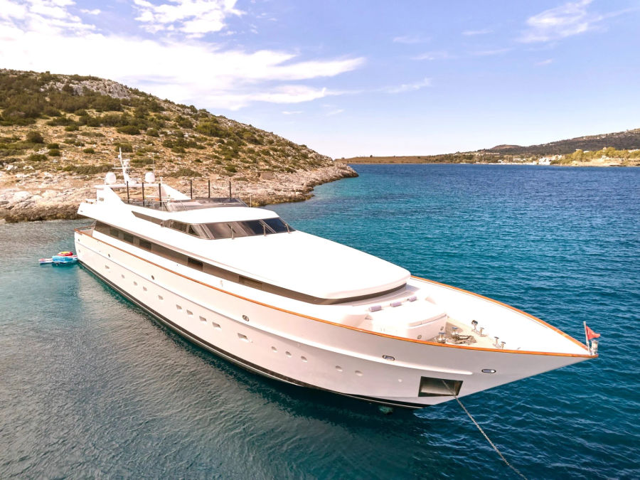 Mobius Cantieri Di Pisa 124ft Luxury Charter in Athens - Exquisite Yachting Experience Golden Yachting and Sailing