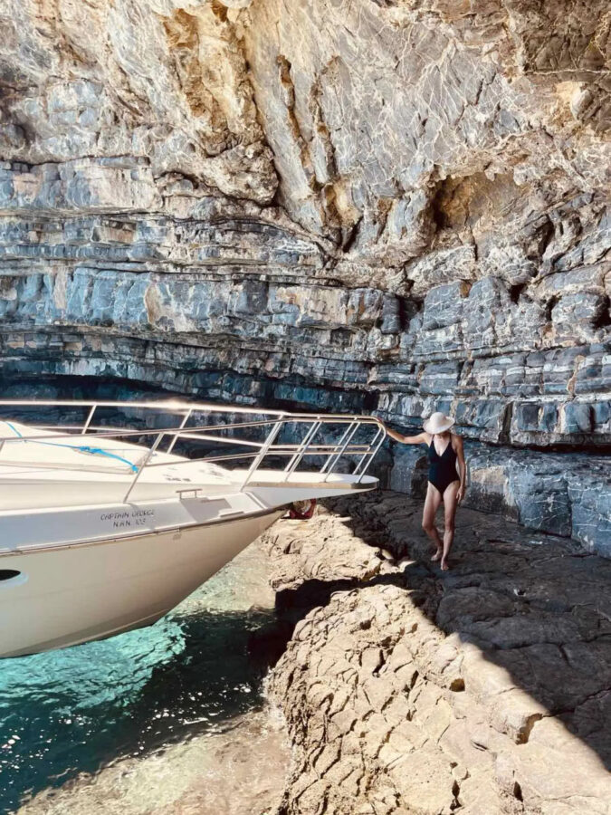 Private Yacht Cruise from Agios Nikolaos to Elounda & Spinalonga | Crete Daily Tour Azimut 42 Golden Yachting and Sailing