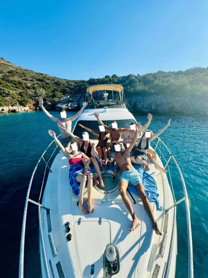 Private Yacht Cruise from Agios Nikolaos to Elounda & Spinalonga | Crete Daily Tour Azimut 42 Golden Yachting and Sailing