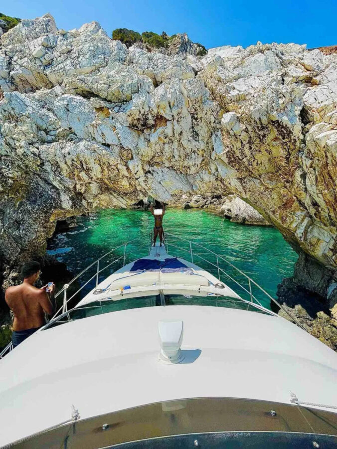 Private Yacht Cruise from Agios Nikolaos to Elounda & Spinalonga | Crete Daily Tour Azimut 42 Golden Yachting and Sailing