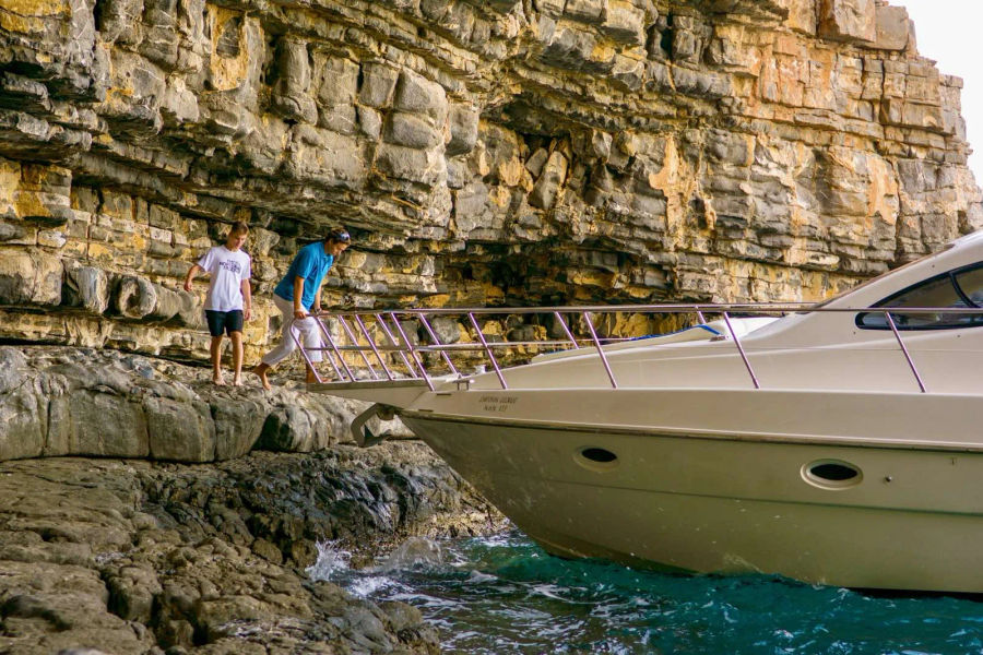Private Yacht Cruise from Agios Nikolaos to Elounda & Spinalonga | Crete Daily Tour Azimut 42 Golden Yachting and Sailing