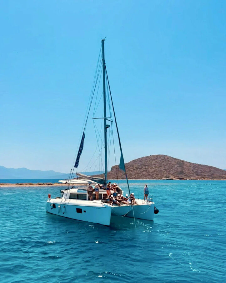 Lagoon 42 Private Catamaran Cruise from Agios Nikolaos to Spinalonga & Elounda Golden Yachting and Sailing