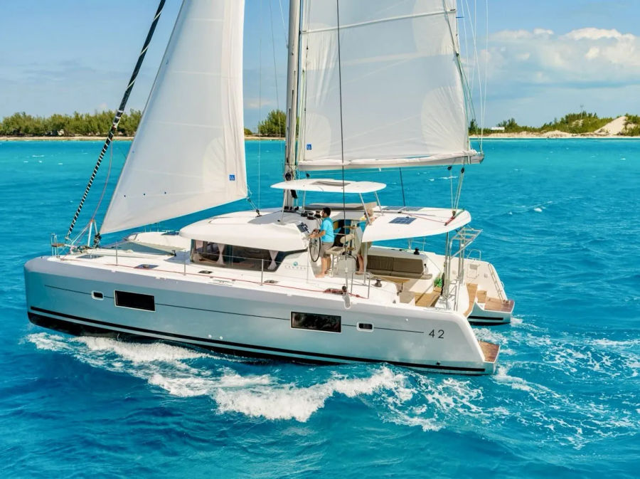 Lagoon 42 Private Catamaran Cruise from Agios Nikolaos to Spinalonga & Elounda Golden Yachting and Sailing