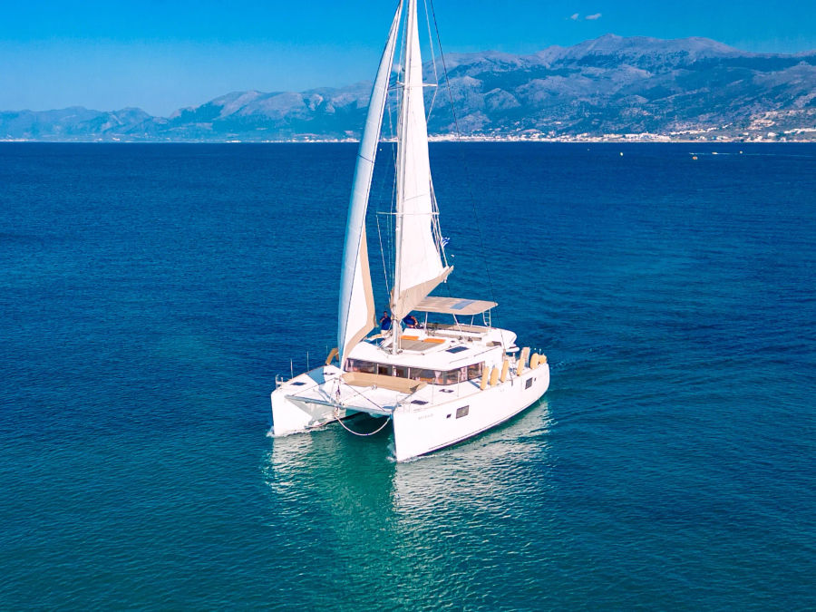 Private Catamaran Cruise Chania Crete – Lagoon 450 Day Trip with Lunch & Snorkeling Golden yachting and Sailing