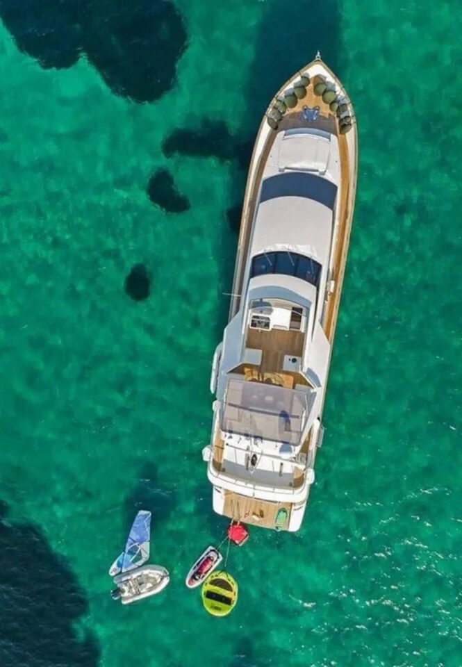 Falcon 92ft (Illya F ) charter/chartering in Mykonos motor yacht Golden Yachting and Sailing