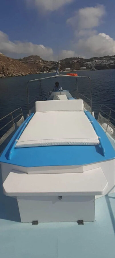Traditional Caique Cruise in Mykonos – Half or Full Day Private Boat Tour with Greek Hospitality