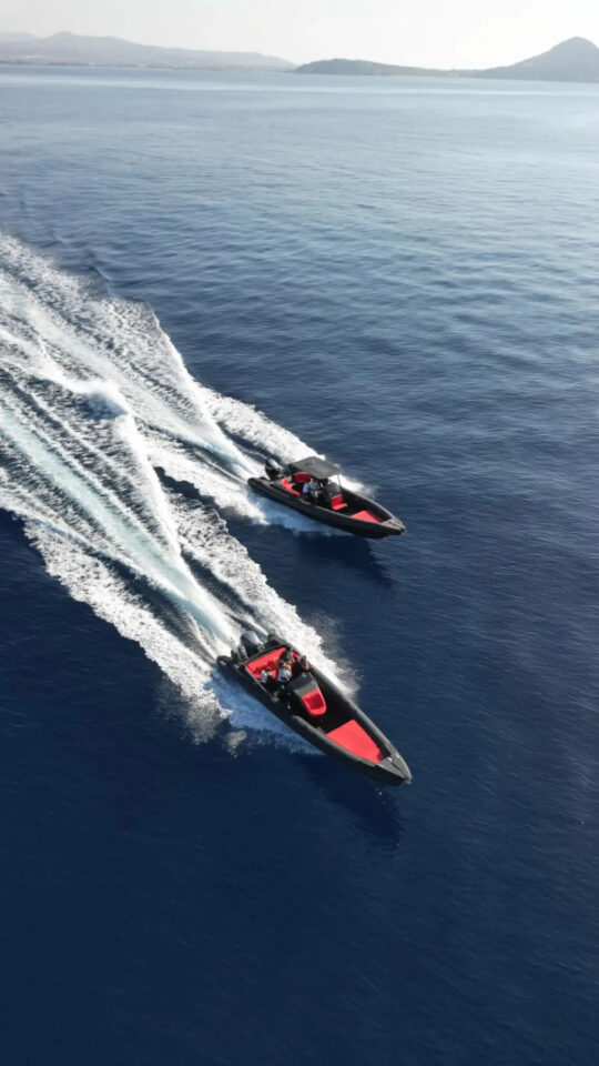 Paros private full day rib boat cruise to Naxos, Schinoussa and Koufonisi