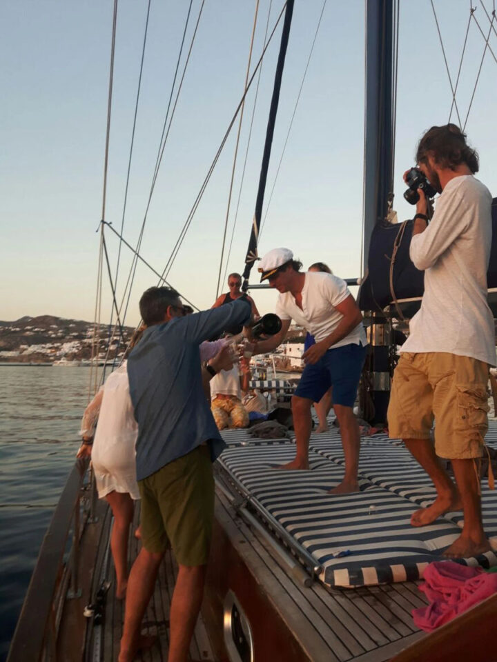 Mykonos South Beaches Luxury Cruise from Agios Ioannis Golden Yachting and Sailing