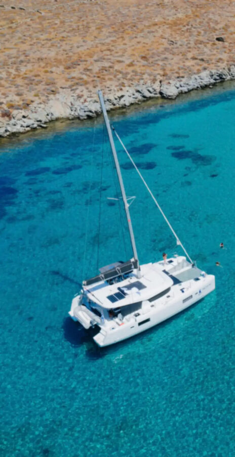 Mykonos Lagoon 42 Southern Beaches Cruise (Semi-Private) Golden Yachting and Sailing