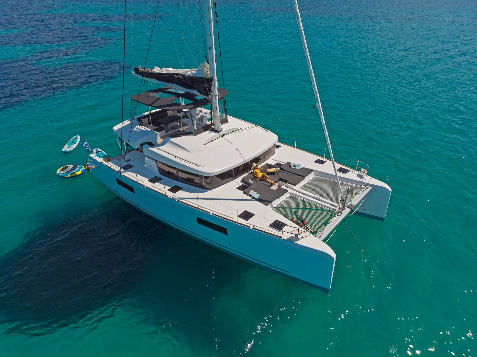 Athens Daily Private Catamaran Cruise with a Lagoon 52 Golden Yachting and Sailing