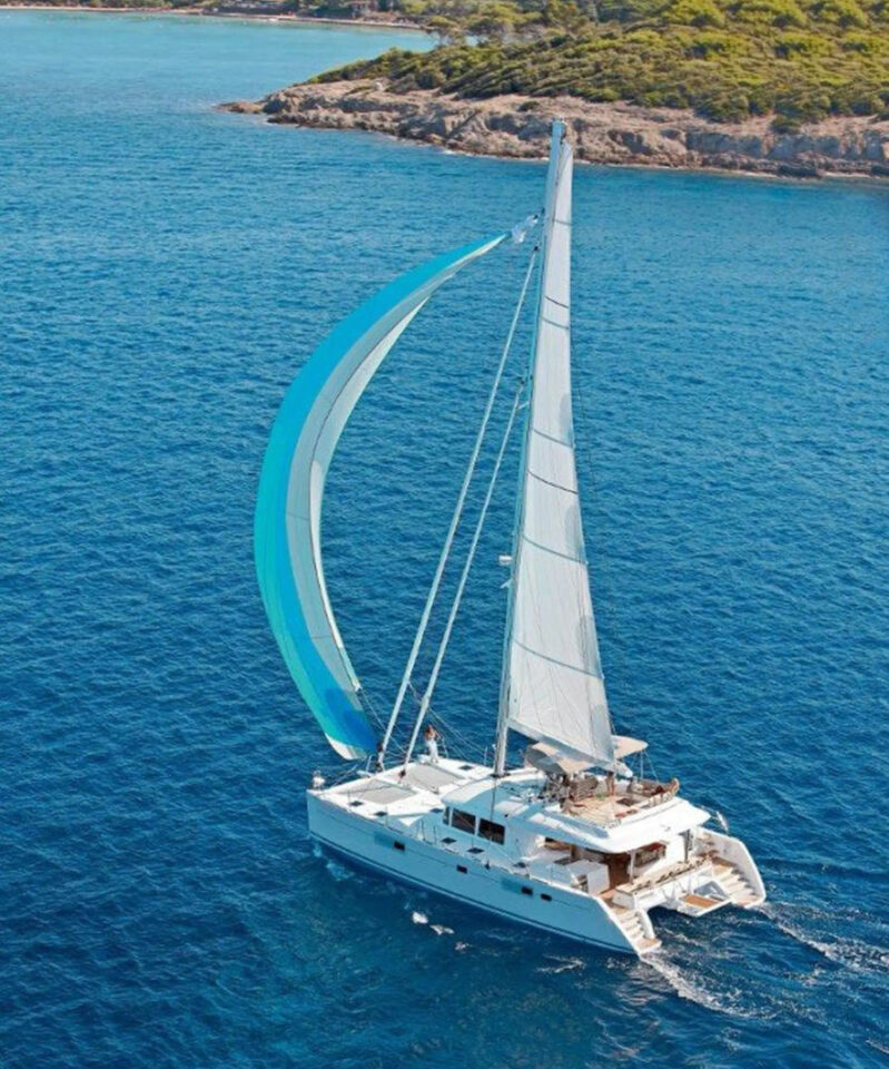 Athens Daily Private Catamaran Cruise with a Lagoon 560 Golden Yachting and Sailing