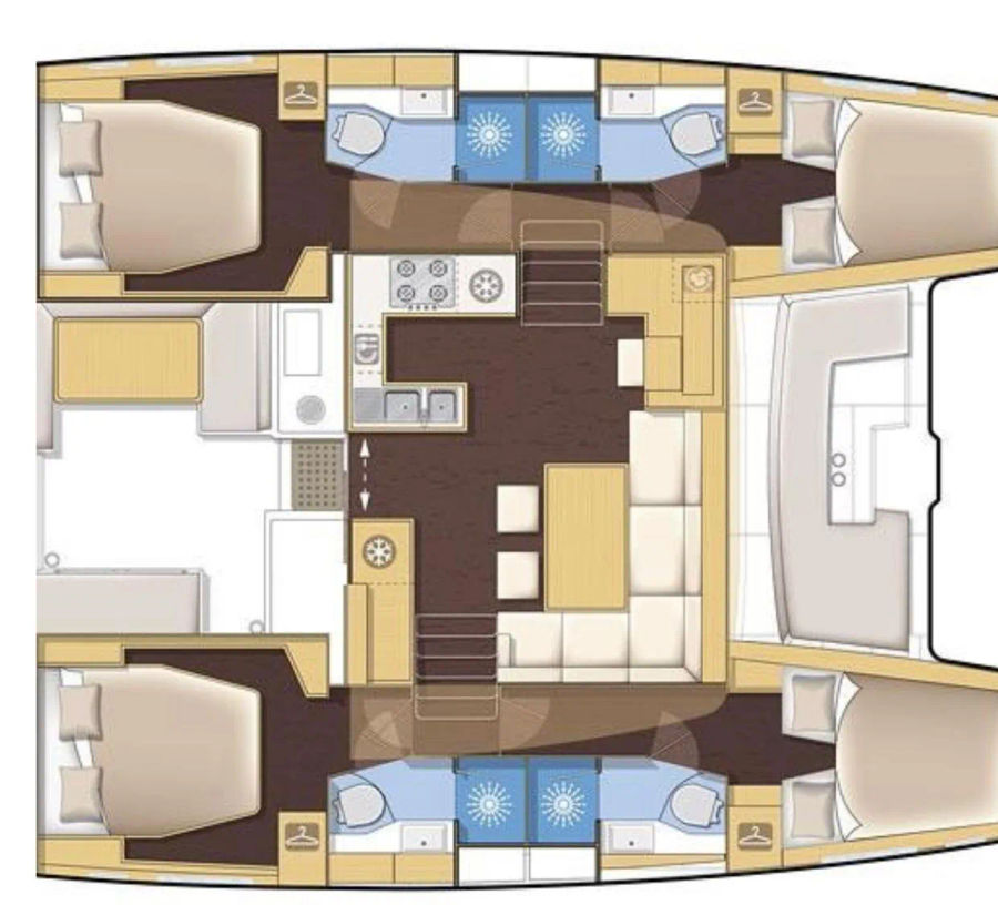 Private Catamaran Cruise Athens Riviera | Half-Day or Full-Day Lagoon 45 Sailing Golden Yachting and Sailing