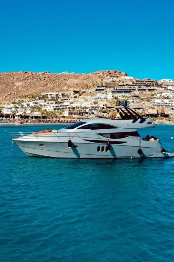 Mykonos Daily Yacht Cruise | Numarine 56 to Delos or Beaches Golden Yachting and Sailing