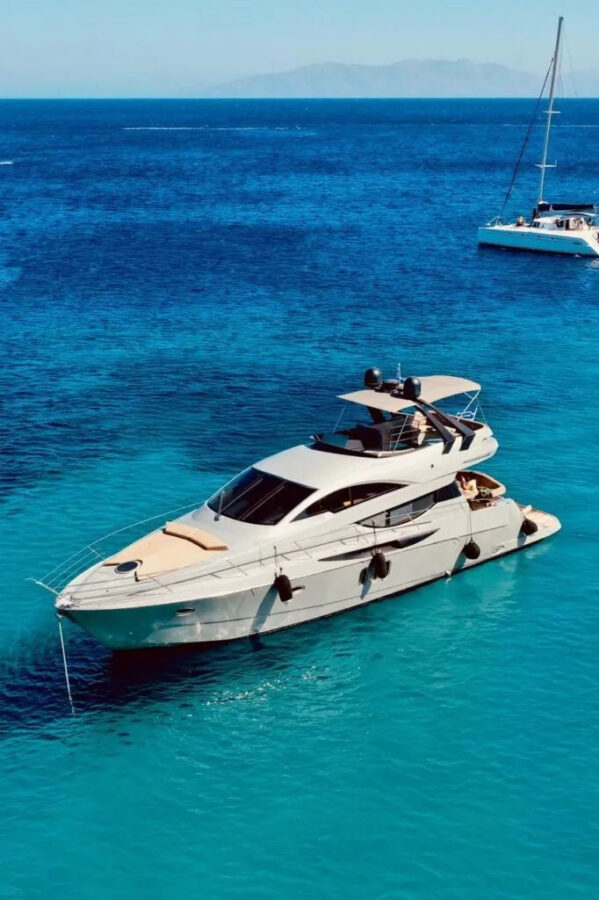 Mykonos Daily Yacht Cruise | Numarine 56 to Delos or Beaches Golden Yachting and Sailing