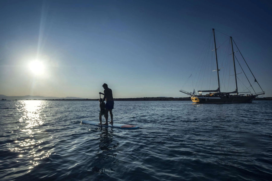 Weekly Yacht Charter: Explore Greek Islands Aboard the 104-ft M/S Entre Cielos Golden Yachting and Sailing