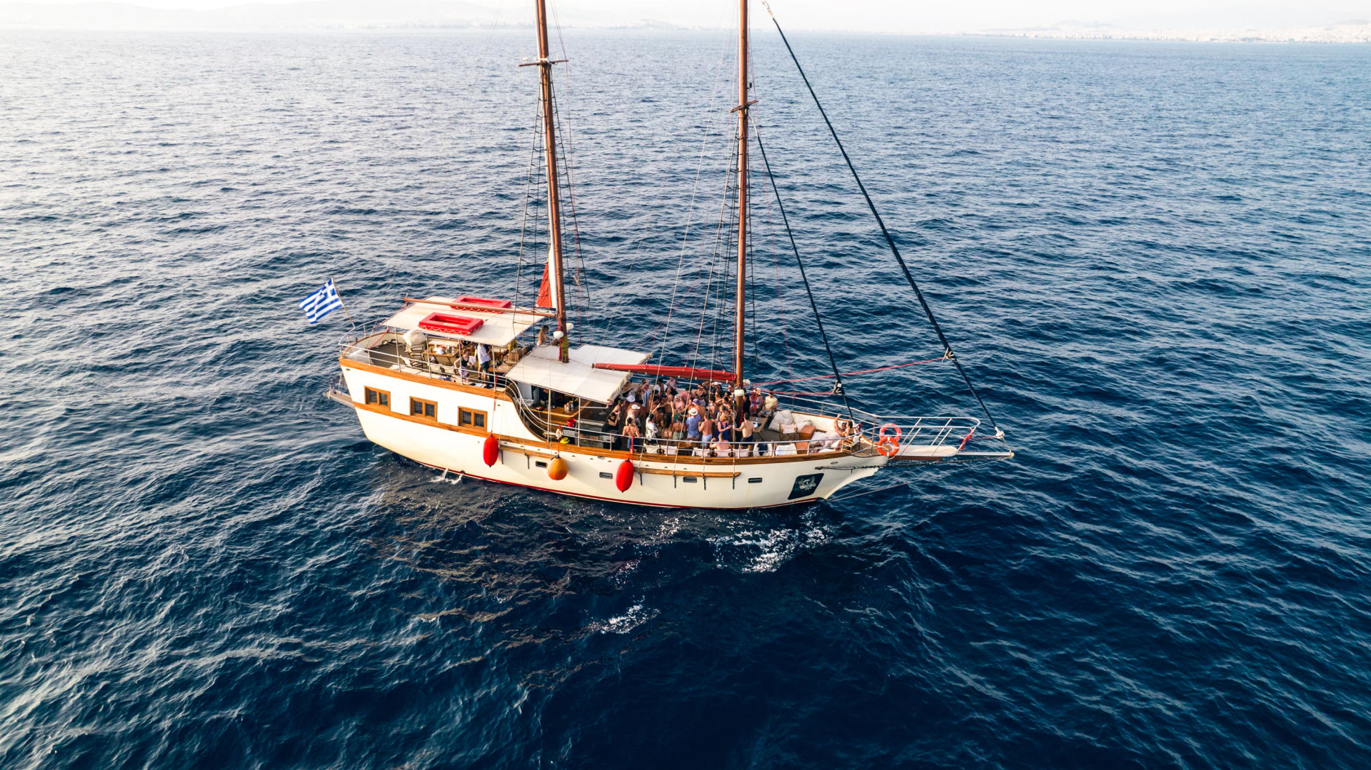 Athens Luxury Private Cruise to Aegina and Moni Golden Yachting and Sailing