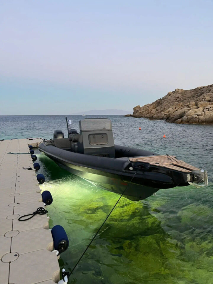 Mykonos Private Half-Day cruise-tour with a rib boat Typhoon 30ft Golden Yachting and Sailing