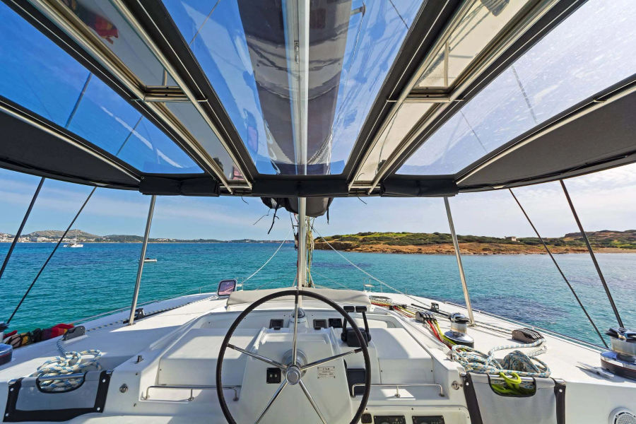 Mykonos Delos, Rhenia & South Beaches Catamaran Cruise | Lagoon 50 Golden Yachting and Sailing