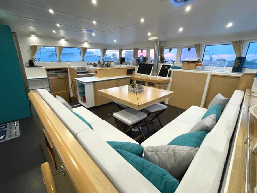 Mykonos Delos, Rhenia & South Beaches Catamaran Cruise | Lagoon 50