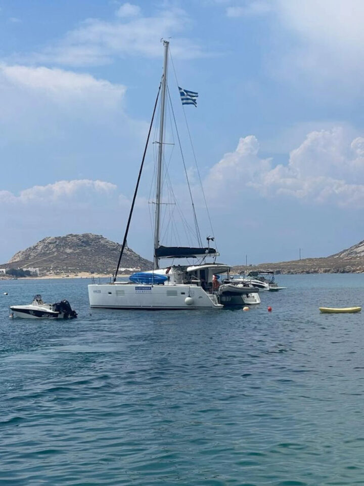 Mykonos Lagoon 400 catamaran cruise Golden Yachting and Sailing