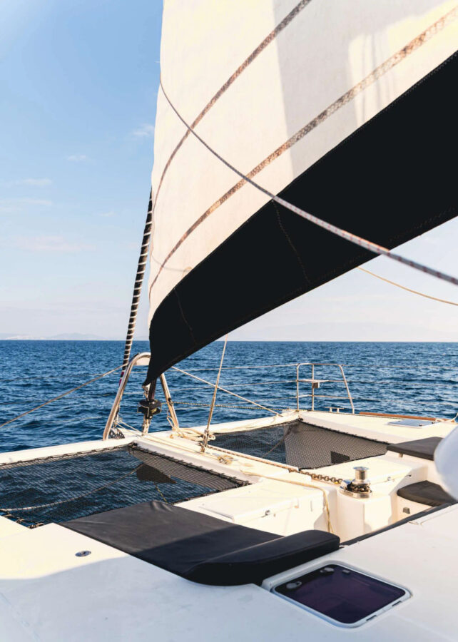 Mykonos Semi-Private Cruise – Lagoon 56 Morning & Sunset Tours Golden Yachting and Sailing