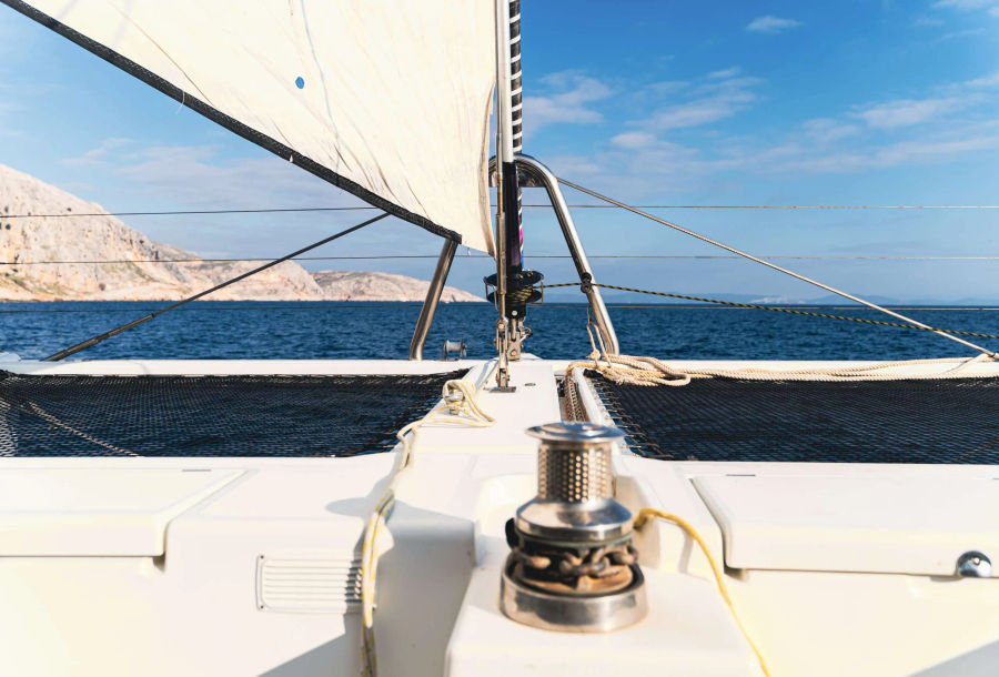 Mykonos Semi-Private Cruise – Lagoon 56 Morning & Sunset Tours Golden Yachting and Sailing