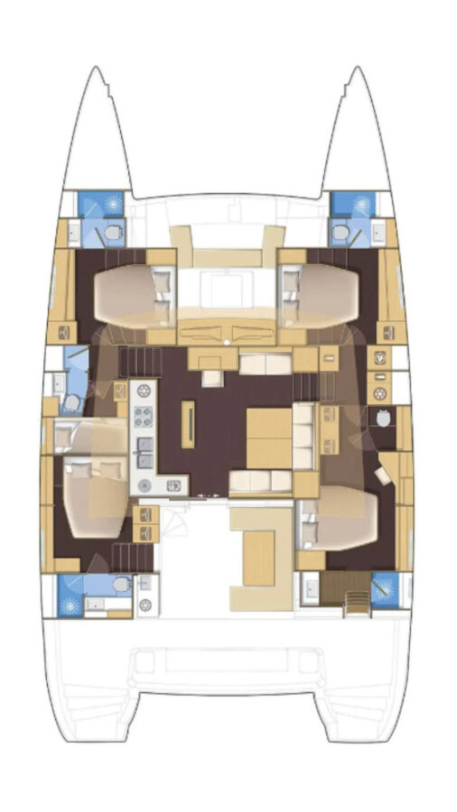 Mykonos Semi-Private Cruise – Lagoon 56 Morning & Sunset Tours Golden Yachting and Sailing