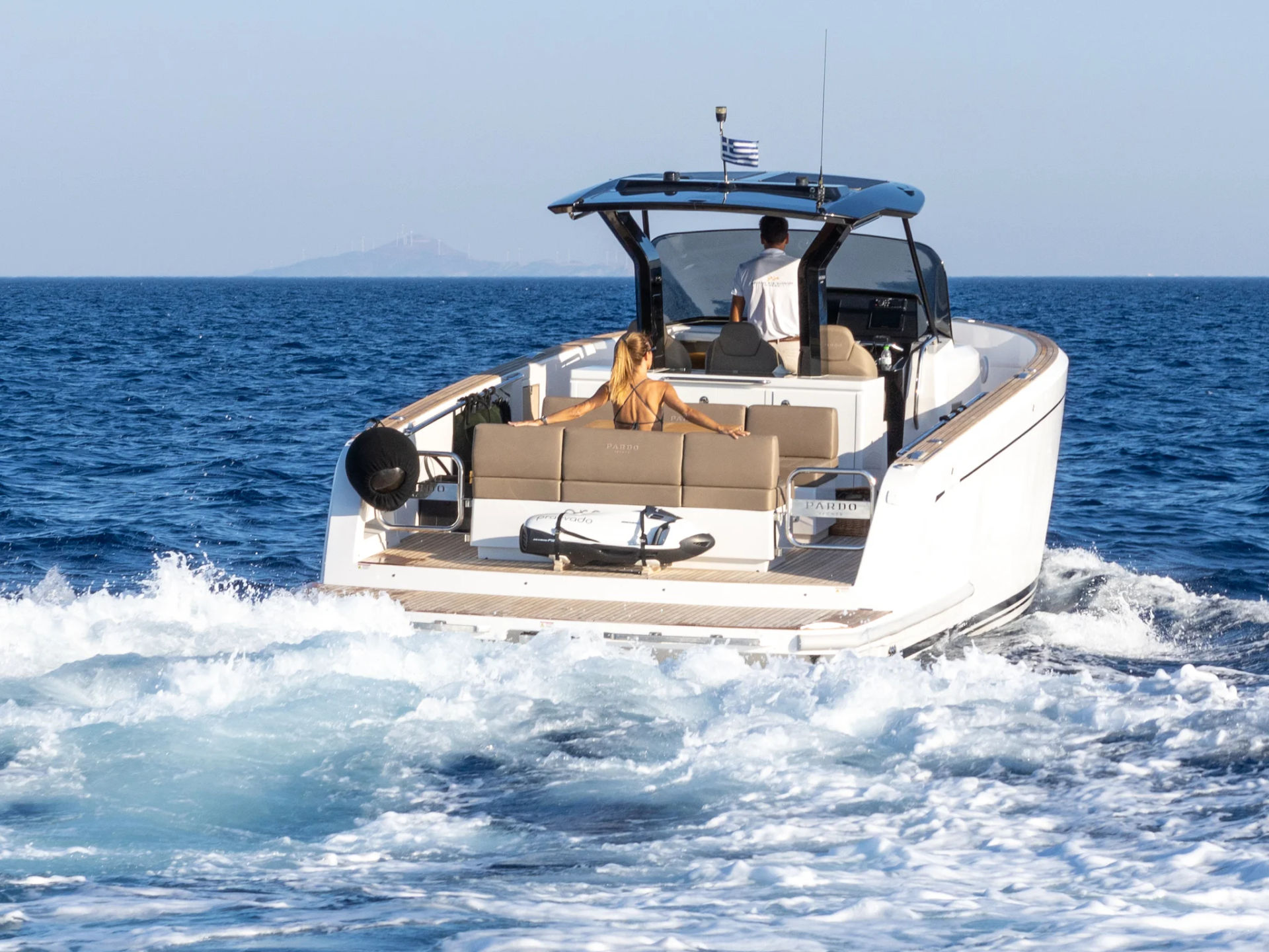 Athens Riviera or Aegina Private Cruise | Pardo 38 Motor Yacht Charter Golden Yachting and Sailing