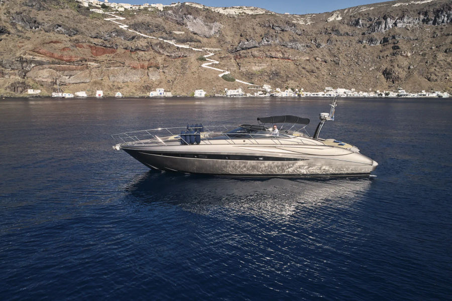 Athens Motor Yacht Cruise on Riva Rivale 52 | Private Athenian Riviera Charter Golden Yachting and Sailing
