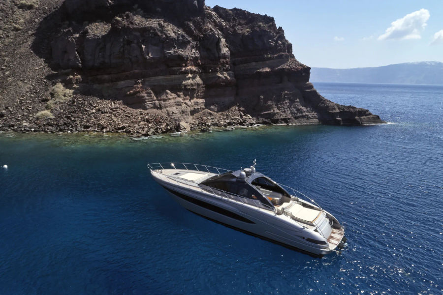 Athens Motor Yacht Cruise on Riva Vertigo 63 | Private Athenian Riviera Charter Golden Yachting and Sailing