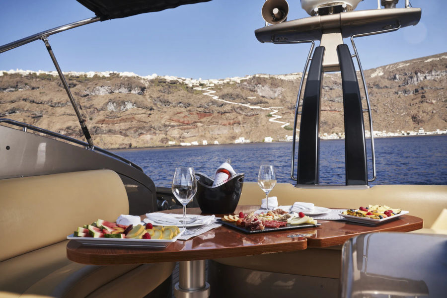 Athens Motor Yacht Cruise on Riva Vertigo 63 | Private Athenian Riviera Charter Golden Yachting and Sailing