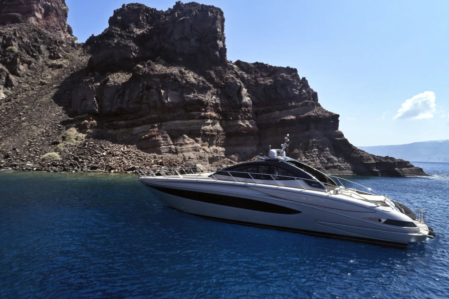 Athens Motor Yacht Cruise on Riva Vertigo 63 | Private Athenian Riviera Charter Golden Yachting and Sailing