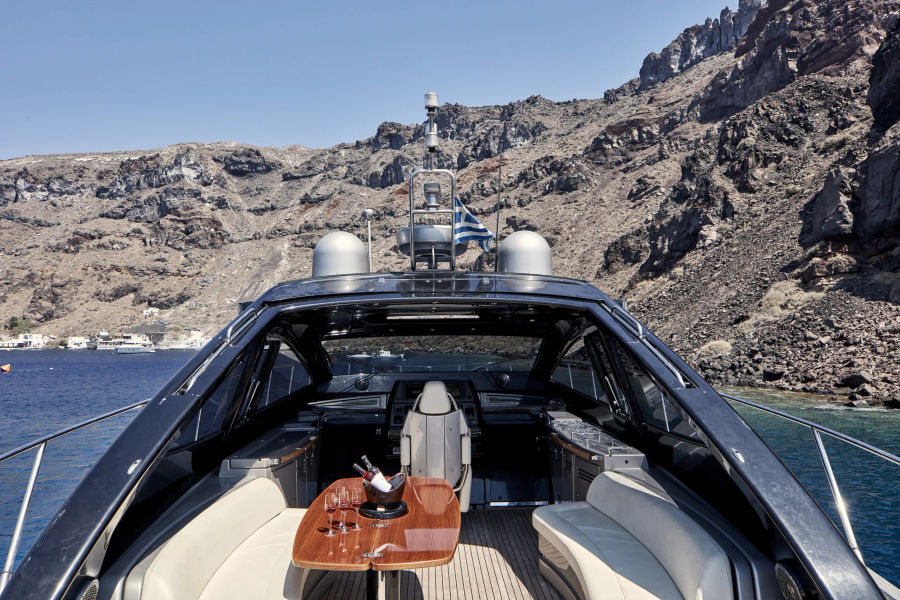 Athens Motor Yacht Cruise on Riva Vertigo 63 | Private Athenian Riviera Charter Golden Yachting and Sailing