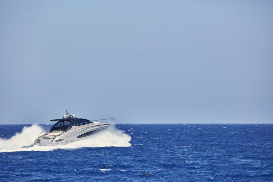 Athens Motor Yacht Cruise on Riva Vertigo 63 | Private Athenian Riviera Charter Golden Yachting and Sailing