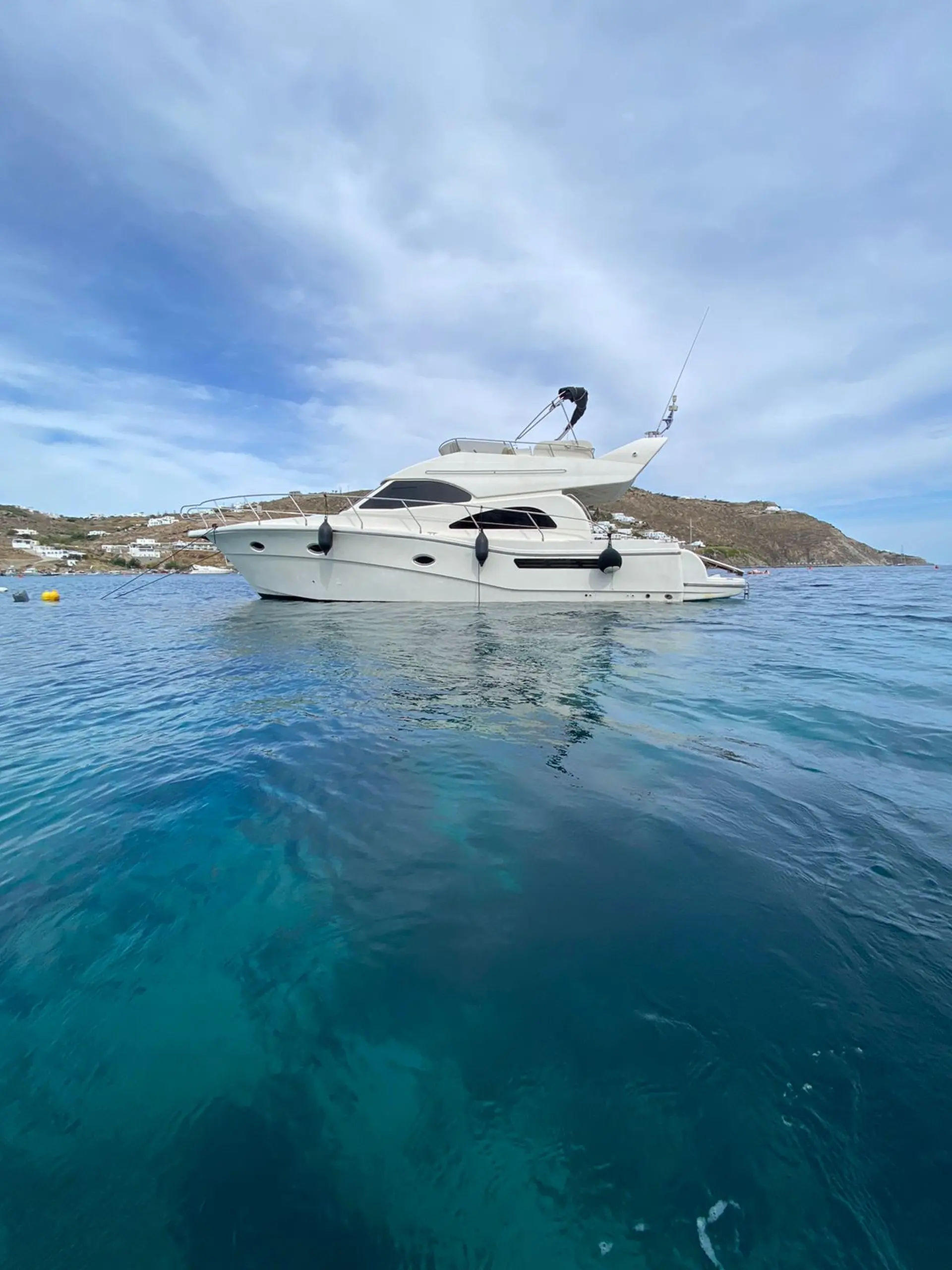 Mykonos Private Luxury Cruise/Tour with a motor yacht Rodman 43ft Golden Yachting and Sailing