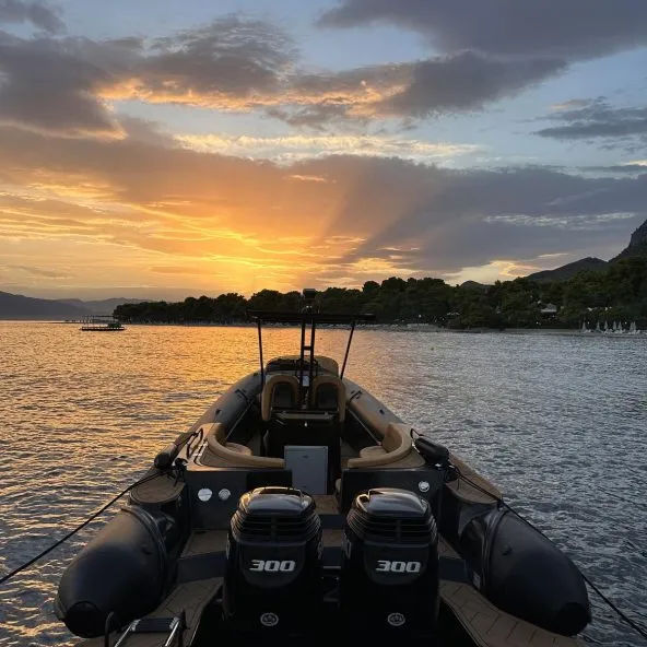 Serifos Sunset Cruise | Romantic Half‑Day Rib Boat Tour on Fost Matrix 32 at Kalo Ambeli Golden Yachting and Sailing